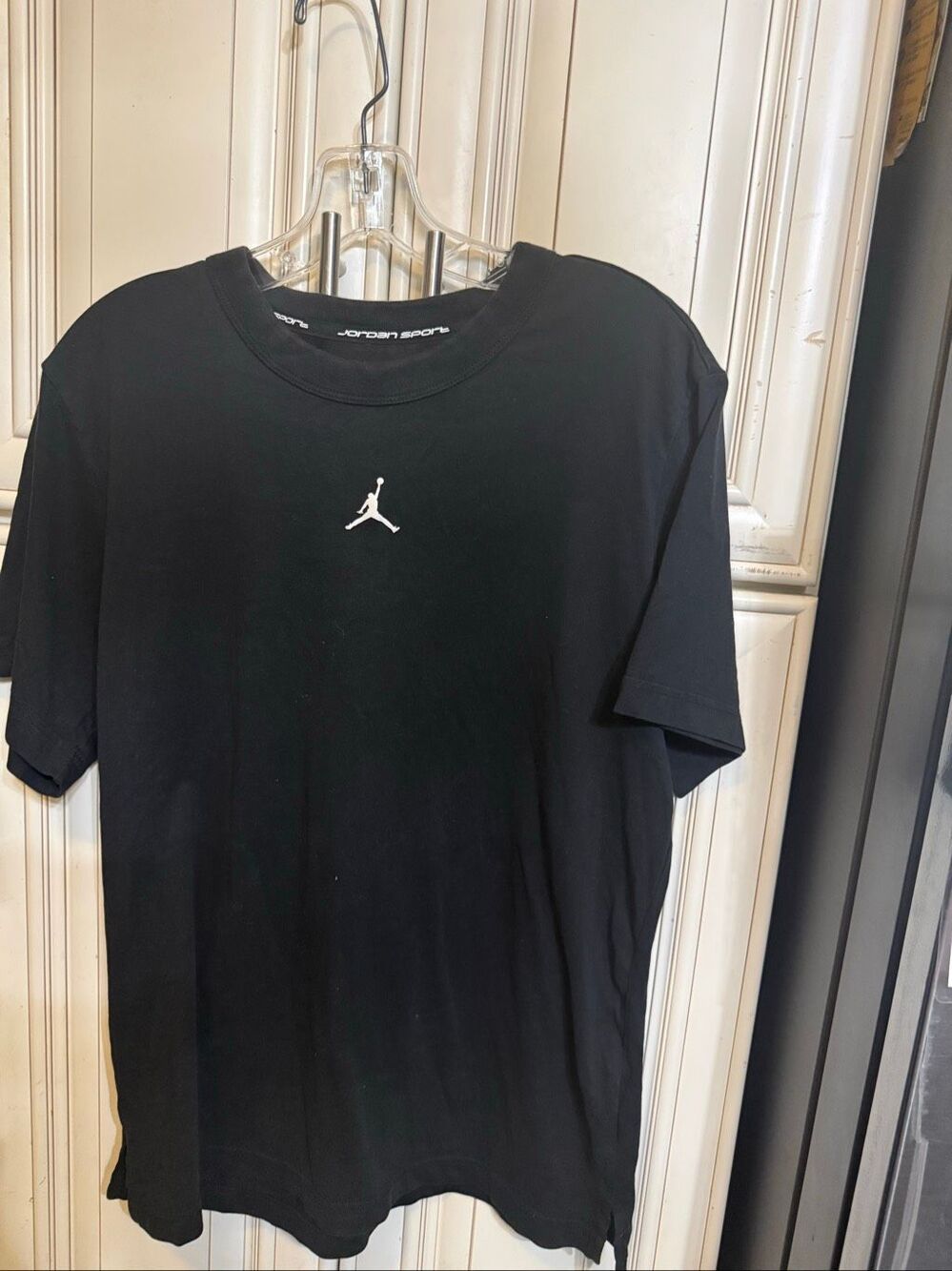 Jordan Youth Dri-FIT Sport Jumpman Short Sleeve Graphic Tee Black Size Medium